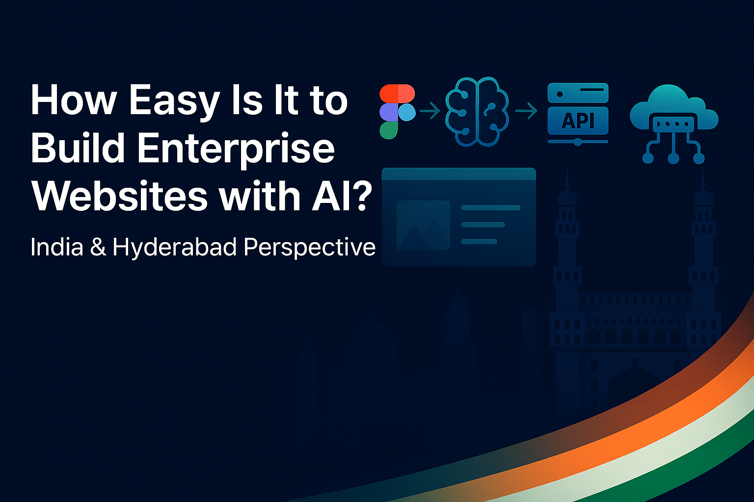 How Easy Is It to Build Enterprise Websites with AI?